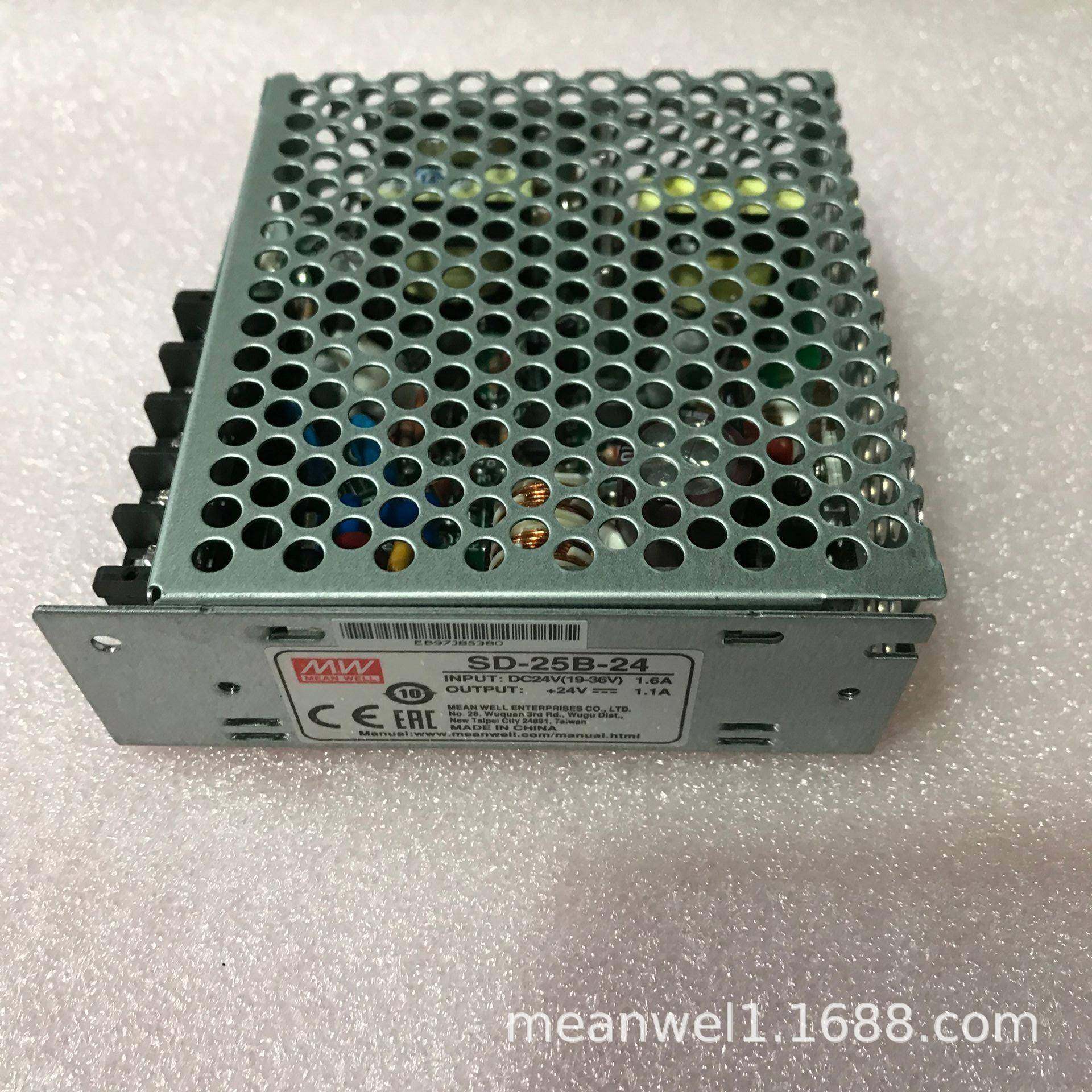 明纬DC转DC直流25W开关电源SD-25A/25B/25C5V12V24V小功率