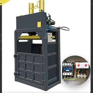 立式吨包挤块机废纸箱硬纸板打包机双缸棉花碎海绵液压打包机