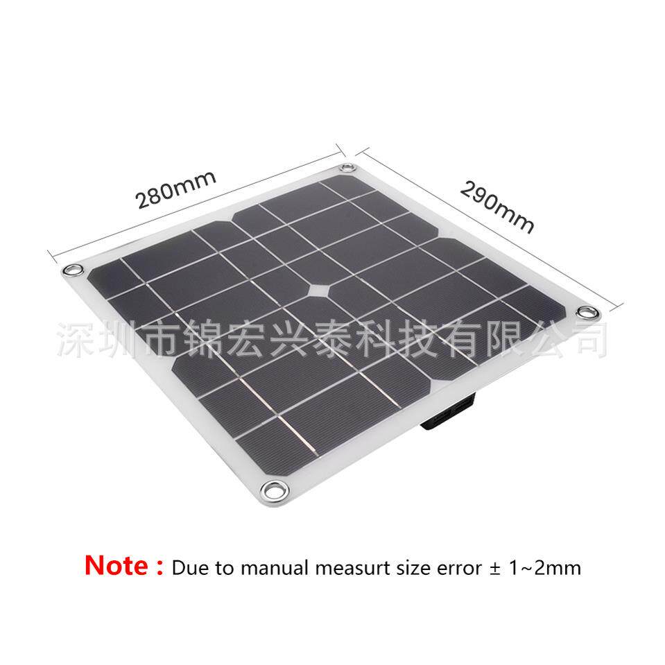 单晶硅太阳能板多功能层压太阳能充电板户外应急便携式小型充电器