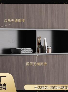 板浴室电壁龛入式不锈钢壁龛柜视柜隔带灯卫生间分层HPE隔板柜嵌