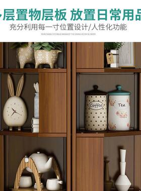 AGG落柜置物架客厅角新地中式拐收纳柜角子实木边几三角形酒柜墙