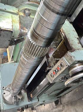 45#11272钢机械传动非标件渐开线键花键渐轮轴花键套齿8齿大型开