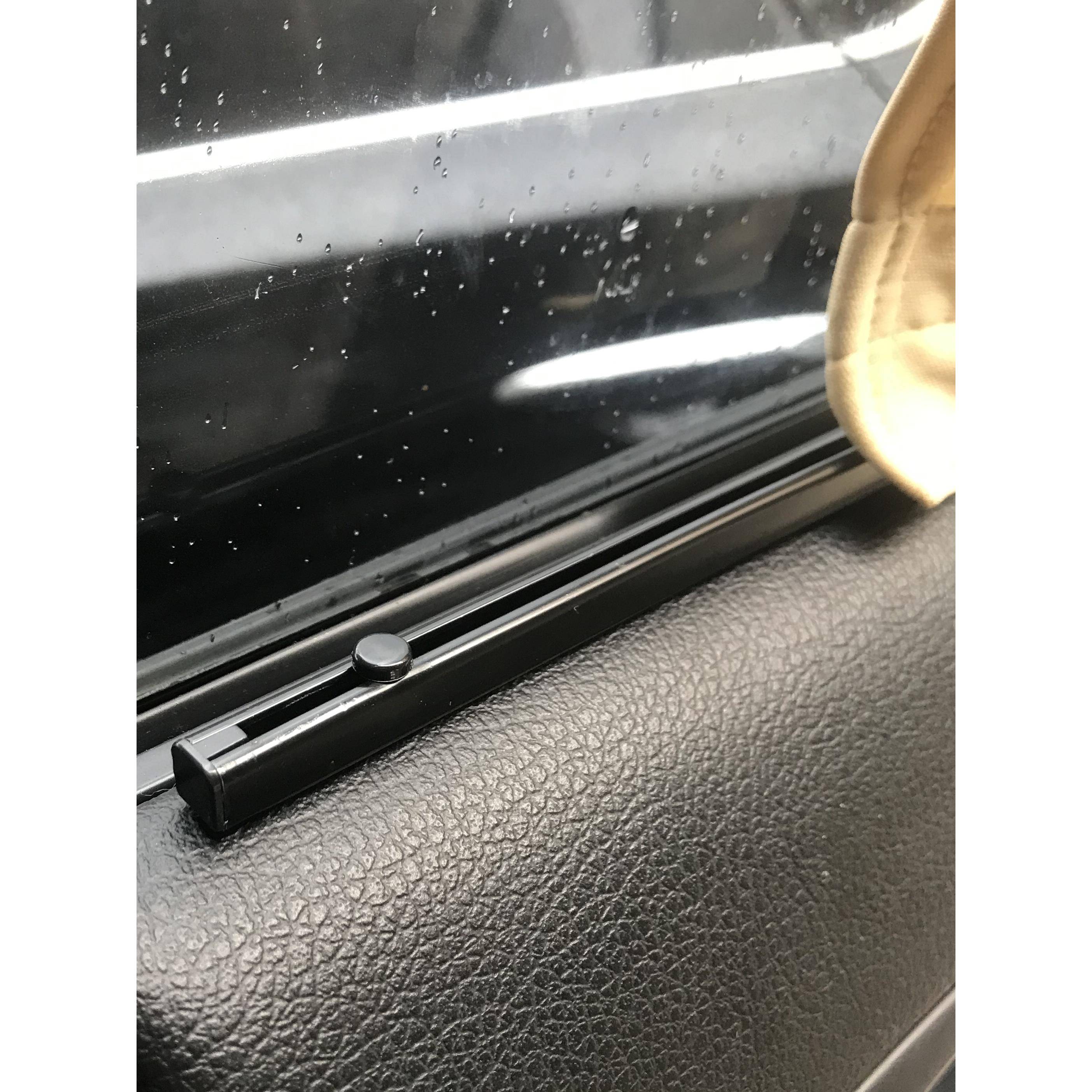 下上双轨道汽车窗帘小车遮阳用帘轿车载侧窗防晒隔热纱GPO窗网通
