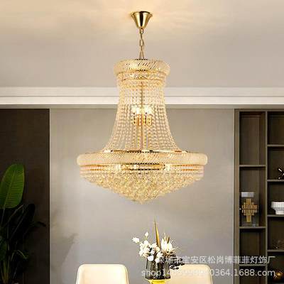 别墅大吊灯客厅灯跃挑空大复楼YNI式楼层简约气新款梯灯轻奢灯具