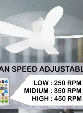 2东南亚E26/扇7螺口头小风扇灯卧室简易吊扇灯家灯用电风吊灯WTI