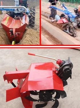 手扶拖拉配套农机土具农田开沟排水机豆开沟施肥开95761沟培土