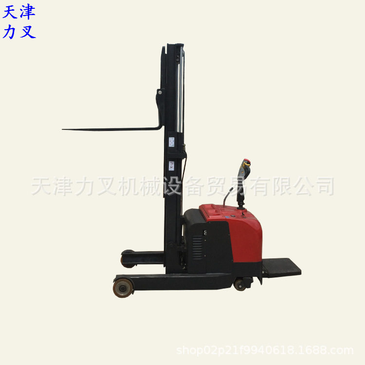 天津前移式电动升高车堆垛叉车托盘装缷机 无腿式全自动堆高铲车