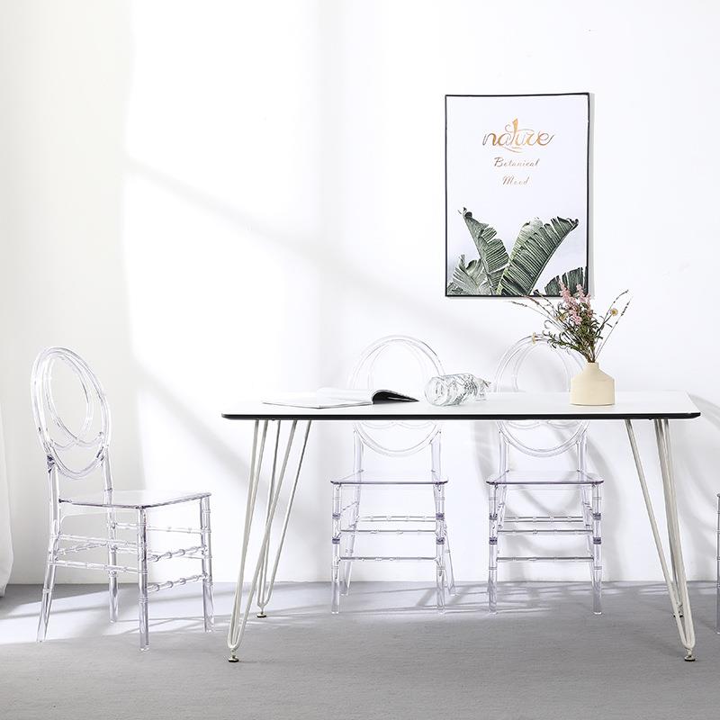 红水堂外晶竹节椅子塑料PC透明亚克力8076婚礼网主题宴会厅婚庆户