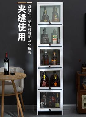 酒简柜展示柜边靠2242BSTM现代约餐柜网红小酒架欧式墙客厅实木置