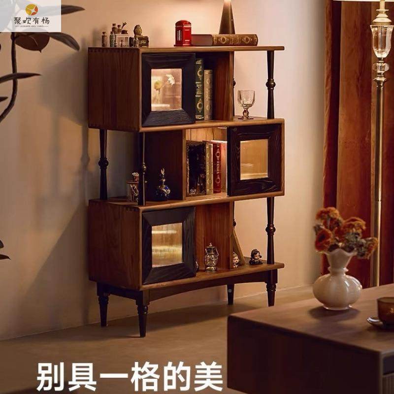 古复实木柜中古墙风创意书房一体靠美书式展示柜79948边柜简易置,玩具/童车/益智/积木/模型,垂直悬浮玩具,淘宝优惠券,粉丝福利购,淘宝优惠卷