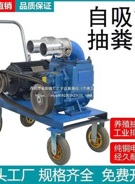 抽粪泵养殖沼场吸粪机2寸3寸化粪气化排粪池泥无87138堵塞污浆泵