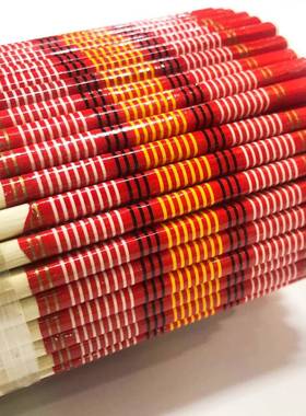 酒店喜筷GOR庆庆结婚专用半截红色竹木筷子用喜事回礼筷子家实惠