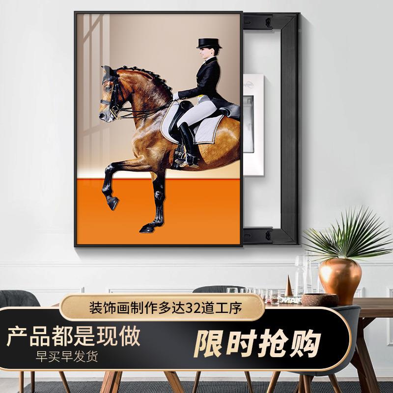 电箱装饰画电竖款现YDD代简约配电箱表遮挡配箱马竖版电闸盒强电