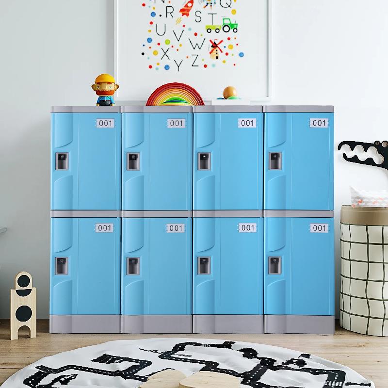 幼儿园童储物柜跆abs寄存拳道as塑料更衣柜电子b存儿包能智文件办