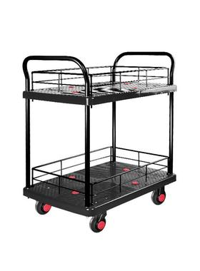 Uni-i/lent超静平板手推车PLA300-T2-HL2-D（黑SQCS灰）超静