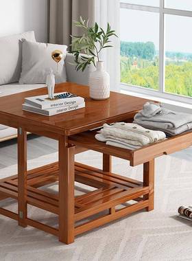 烤火桌子14304新款用折叠取烤火架正方形实木家功多能冬季用电暖