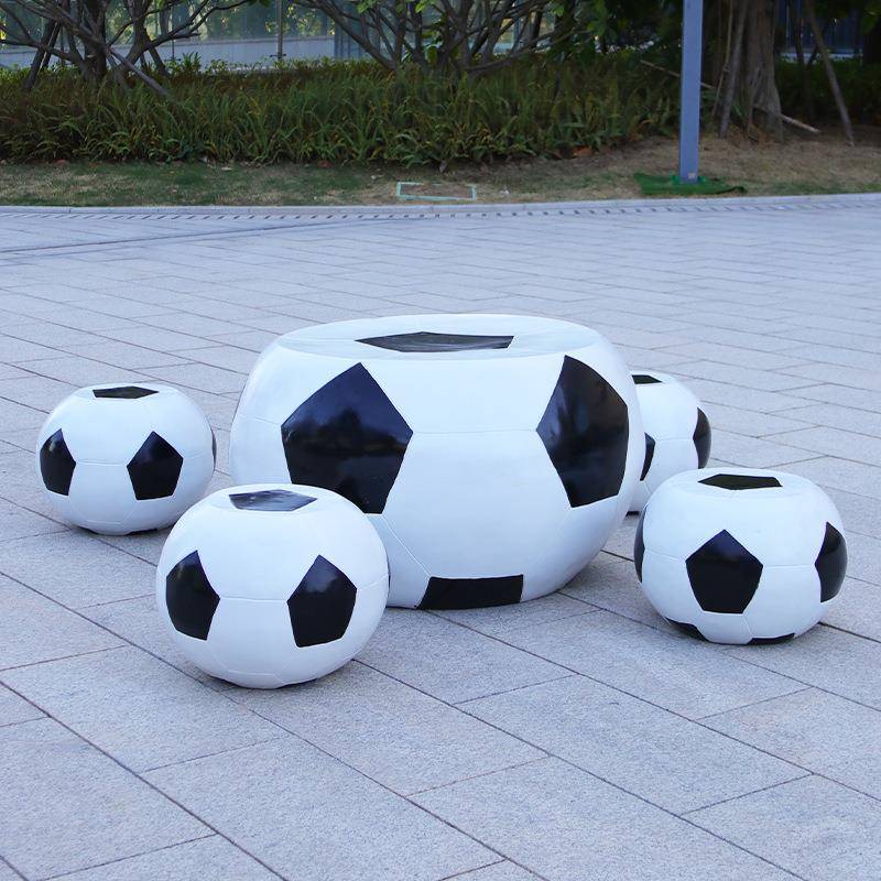 花园庭院儿园座小区园林饰002桌椅景观雕塑装摆件户外玻璃钢蘑幼