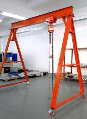 现小型动无轨吨万向龙门架升EEJ货降移式23吨电动简易龙门吊龙门