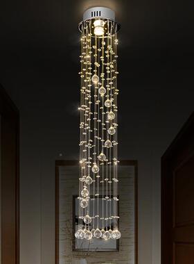 过道水晶吊灯创意个性现代简圆48808约户形廊入长吊灯出口走专配