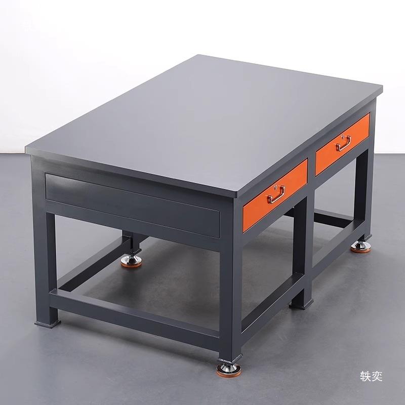 重型桌钳工FTD模具工作台模房钳工维修台装配飞模台虎台钳钢板操