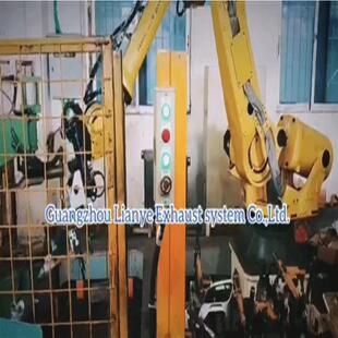 厂家销车售不T1锈汽尾喉汽车排气管改装 配件半彩钢器消声尾喉