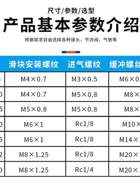 CY1S磁偶式无杆缸气动滑台CD行Y1/S6/10/15/20LIR25/32/4气0长程