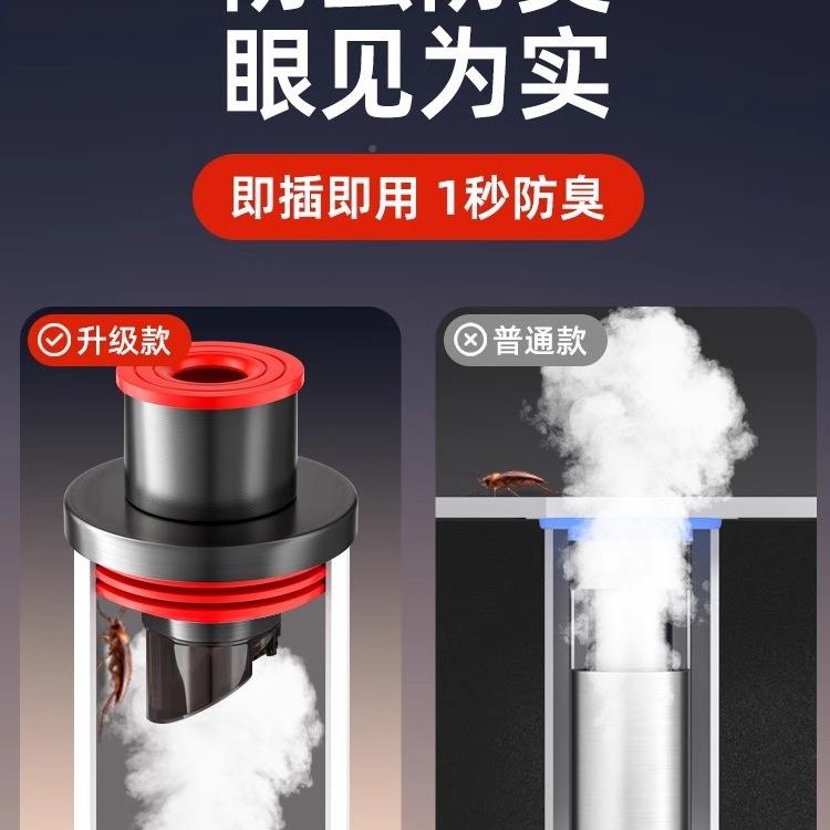 下排水管防返臭防密臭封塞圈厨房洗菜脸盆水道封管ITB堵口盖