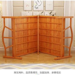 竹床折叠床17631单用人双人简易家款二成板人竹板凉床一米出租房