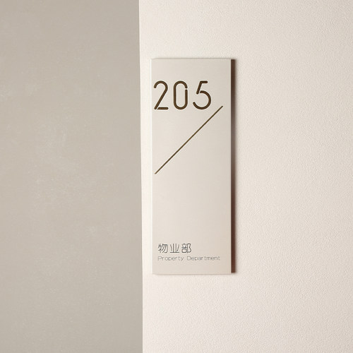 新款办公室门牌医院单位标识牌酒店餐厅包厢数字门牌科室牌定制