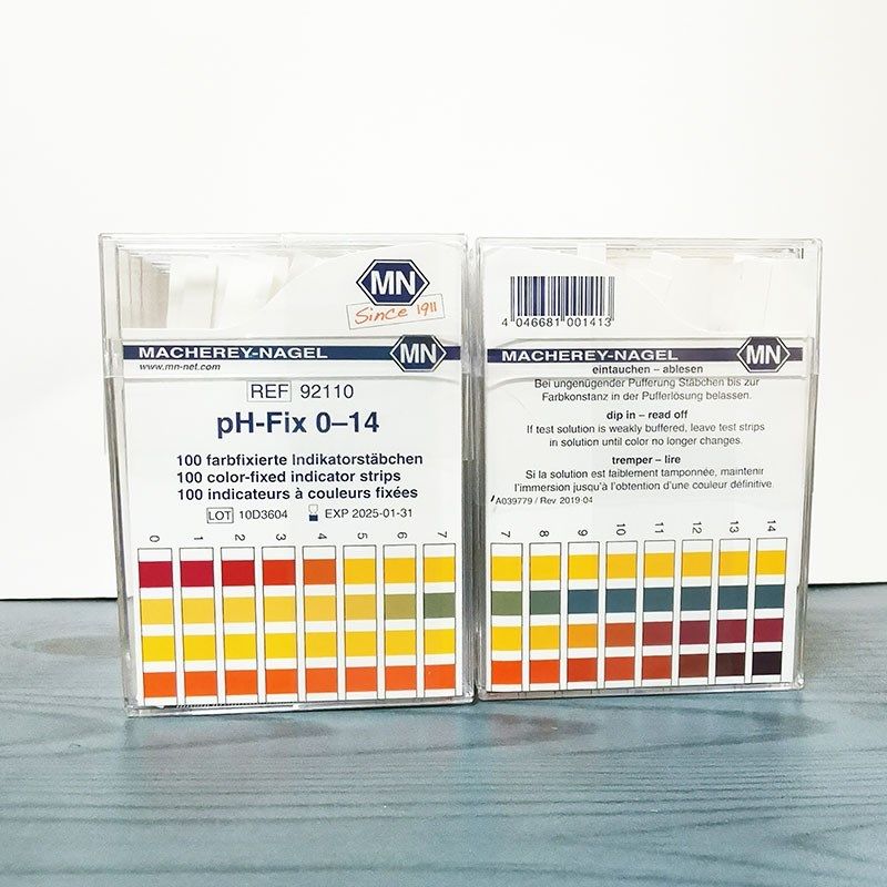 德国MN92110/92111/92120无渗漏pH测试条PH-Fix试纸0-14酸碱检测