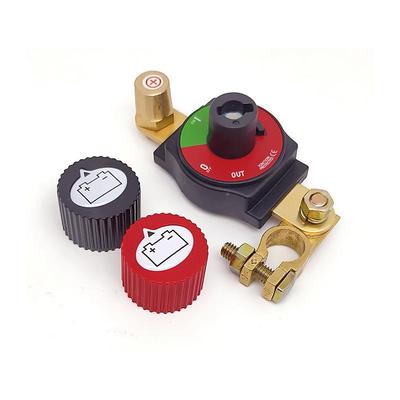 C71002-Z新款大电流黄开铜电瓶极柱断电连体钮关汽车改延装长配件