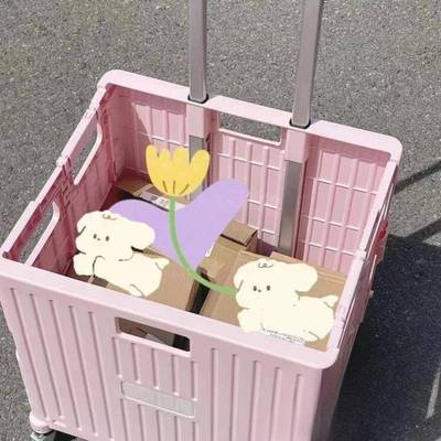 拉走买菜拿快递爬手ENP拉小推车鸣玙轻便折叠物超购市小推车带楼