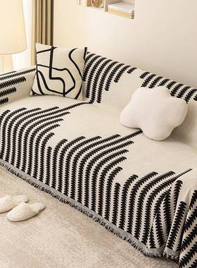 雪尼尔北JHC00014欧高级感四季通用沙发盖巾防猫抓沙发沙沙发套发