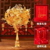 中手捧花新娘结婚高级礼物婚礼DIY色金结凤冠婚厂家直供闺蜜式 新