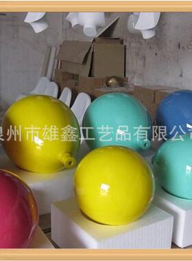 商具场吊挂玻ATZ璃钢气球气中庭饰春节树脂美吊陈道球橱窗展示装