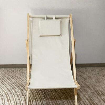 实木沙滩椅木质躺椅露可调折叠28207椅午椅休休闲阳台椅户外便携