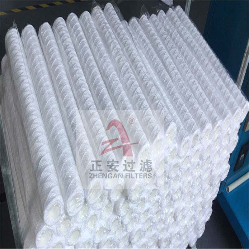 现货10寸20寸30寸40寸PP骨架线绕滤芯聚丙烯折叠式线绕过滤滤芯