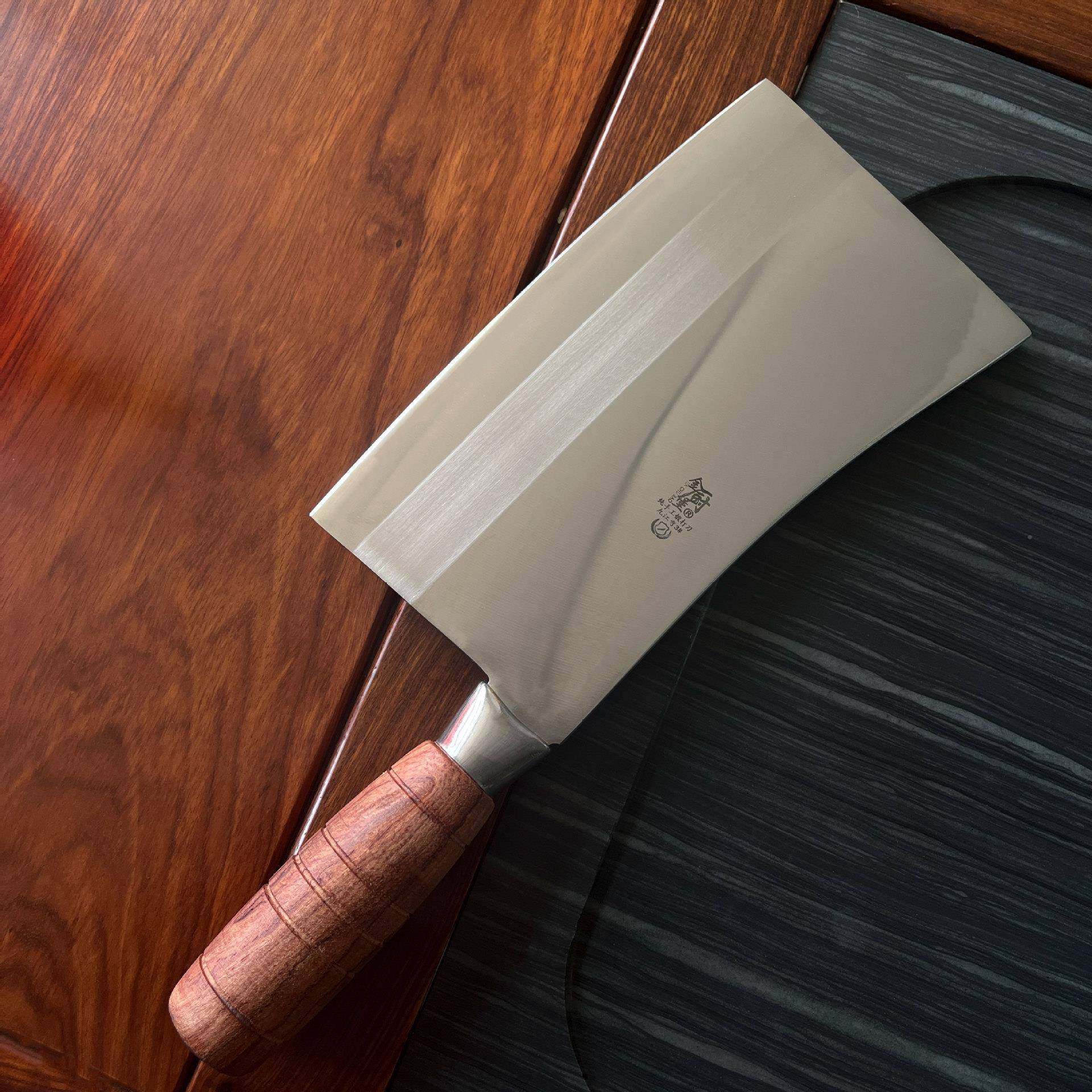 九弯刀烧腊熟食专江业刀纯店手工锻打刀不锈阳钢砍骨刀加厚802江