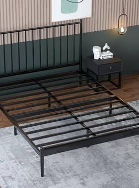 铁艺双人1.轻米铁5架北欧奢简约ins网红公主租屋1出.s20208m单人