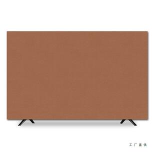 约布现代中式55英65寸挂简壁式盖F968T766布保护罩艺电视机罩防尘