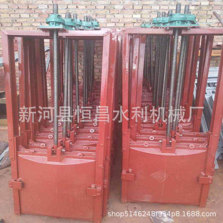 不锈钢机闸一体闸门手动水闸门钢板闸恒昌牌量大从优