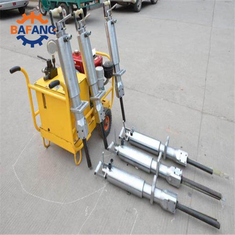 4kw电动液压分裂机柴油岩石分裂机一机三枪液压劈裂器上山价