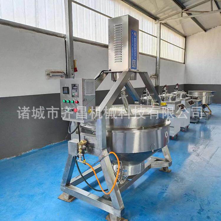 豌豆凉粉焖子搅拌电加热锅红油熬制锅奶豆腐搅拌炒锅调味品炒锅