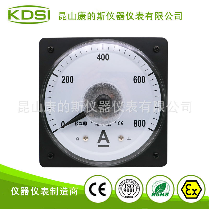 供应KDSI指针式电流表LS-110DC75mV800A毫伏输入表头安装简单