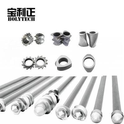 75/85/95南京宝利正科倍隆科亚平双不锈钢机筒螺杆螺纹套配件加工