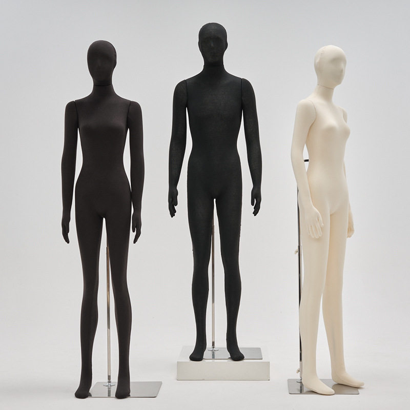 整体包布男女模特展示架人台全身软体可插针设计服装店模特假人偶