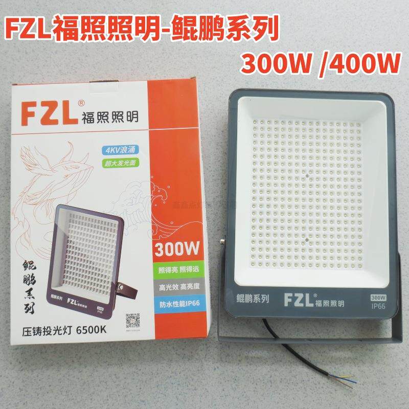 FZL福照照明鲲鹏系列LED防水投光灯超亮探照户外厂房庭院防雨灯图片