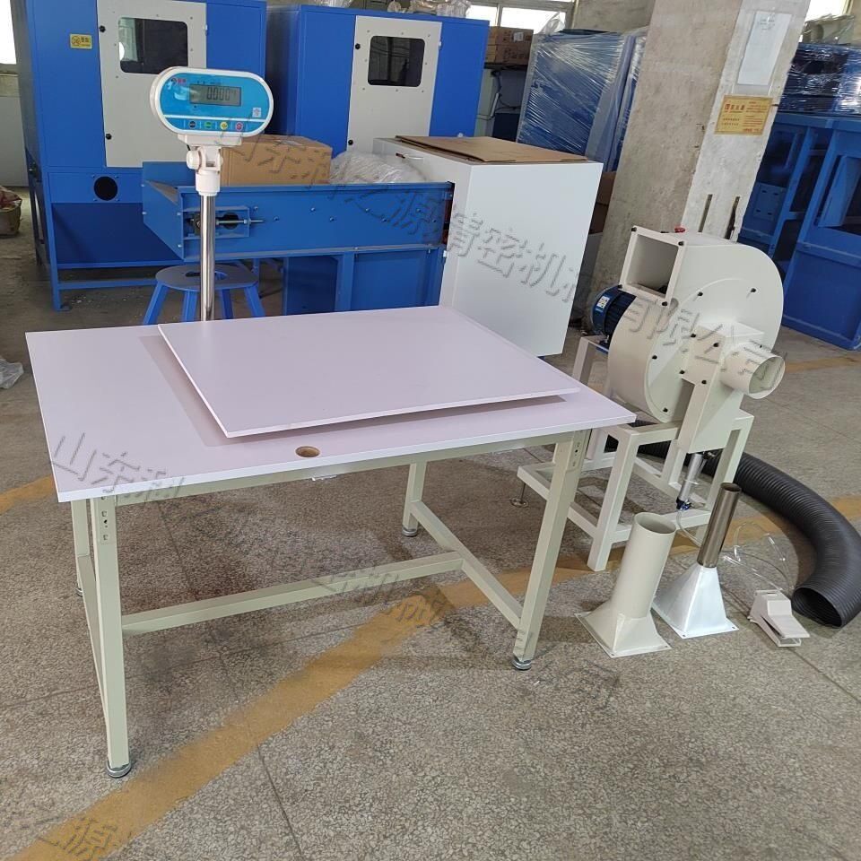 毛绒玩具抱枕沙发充棉机中空涤纶短纤维开松机枕芯全自动充棉机