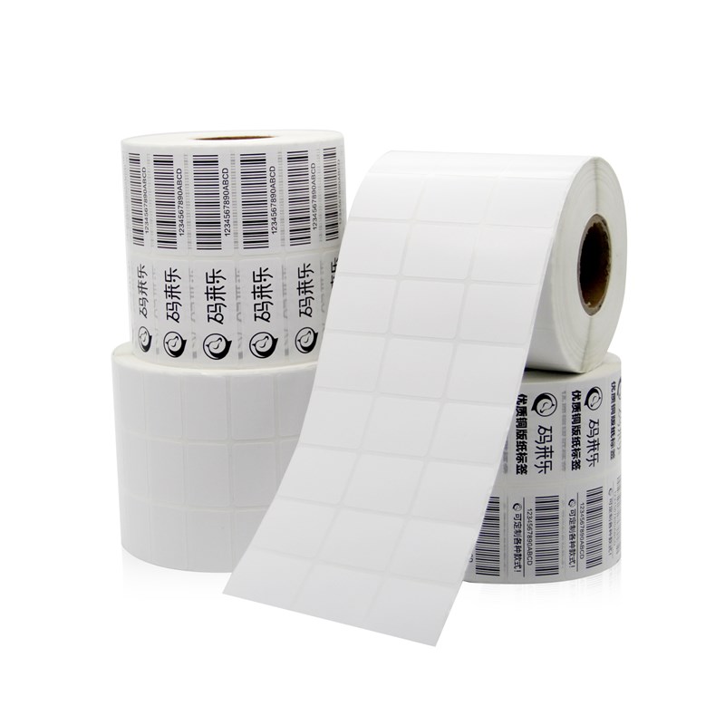 铜版纸不干胶标签贴纸100 102*40 50 60 70 80150 76热转印打印机