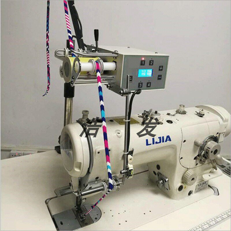 四段微电脑送带机 松捆条机 送丈巾 缝纫机自动松紧带衣车拉紧器